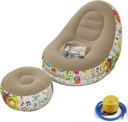 Inflatable Sofa With Foot Pad