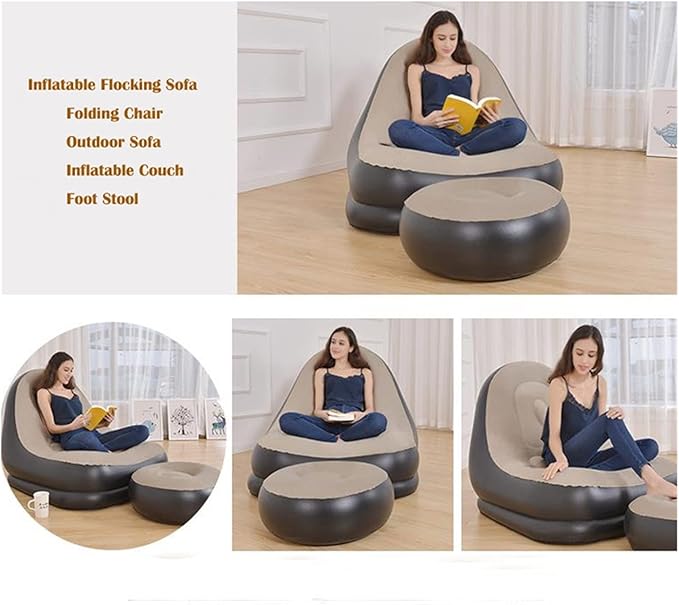 Inflatable Sofa With Foot Pad