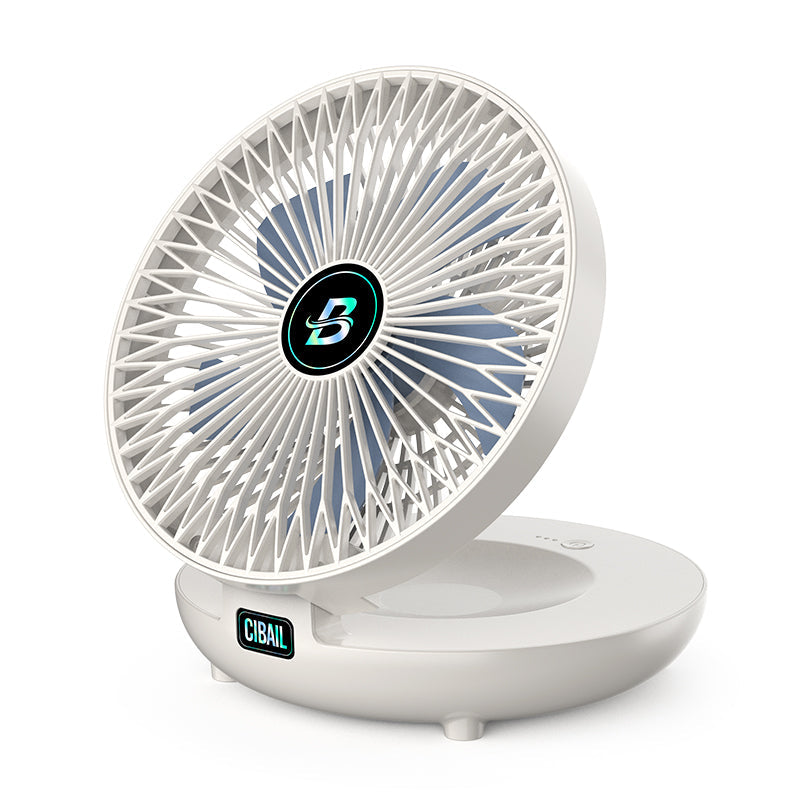 USB Rechargeable Foldable Electric Fan – Compact Air Circulator