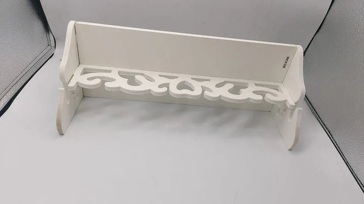 Decorative Wall Hanging Shelf White